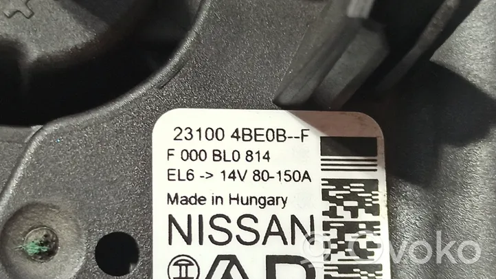 Nissan Qashqai+2 Alternator 000BL0814