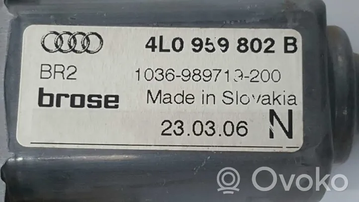 Audi Q7 4L Etuoven sähkökäyttöinen ikkunan nostin 