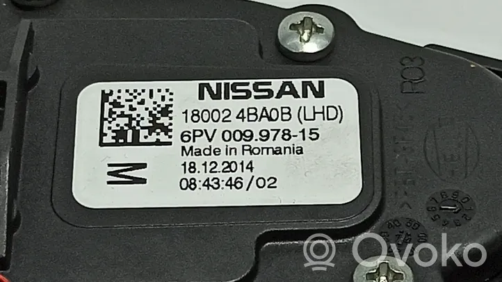 Nissan Qashqai+2 Pédale d'accélérateur 6PV009978