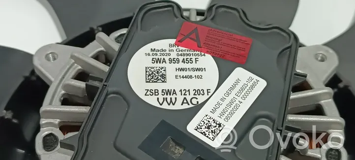 Volkswagen Golf VIII Ventilatore di raffreddamento elettrico del radiatore 5WA959455F