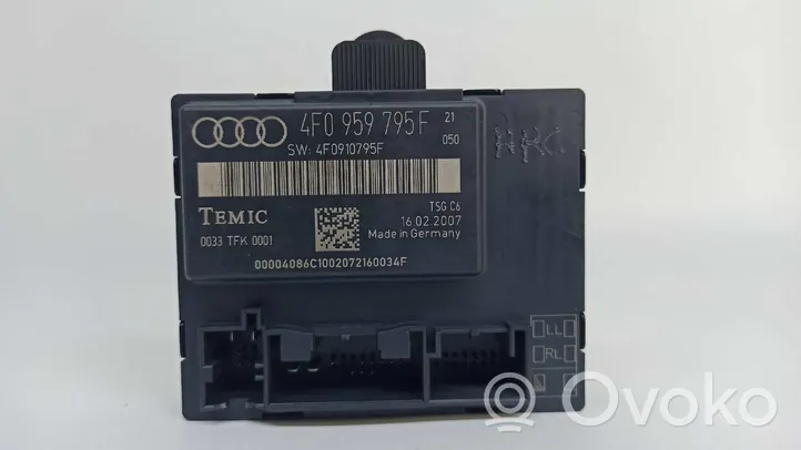 Audi A6 S6 C6 4F Altre centraline/moduli 4F0910795F