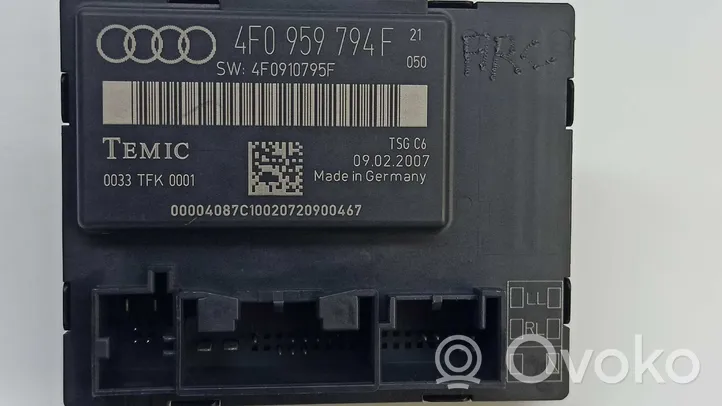 Audi A6 S6 C6 4F Autres unités de commande / modules 4F0910795F