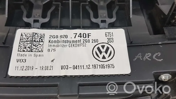 Volkswagen Polo Spidometras (prietaisų skydelis) 