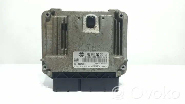 Seat Leon (1P) Komputer / Sterownik ECU silnika 03G906021