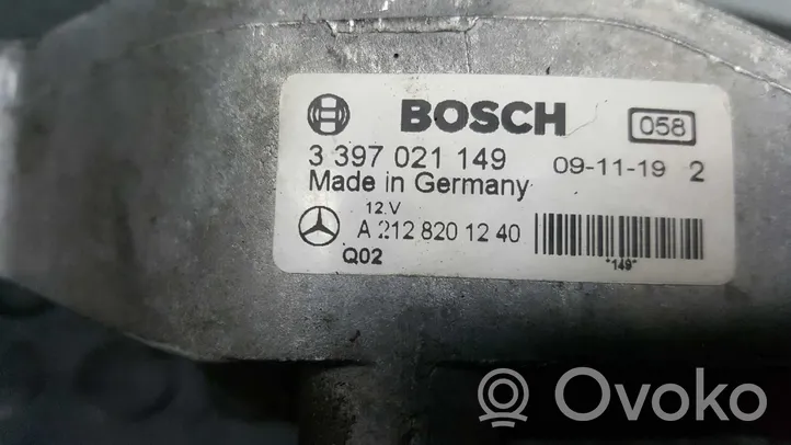 Mercedes-Benz E W212 Valytuvų mechanizmo komplektas 1397220567