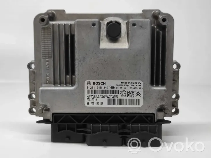 Citroen C3 Picasso Engine control unit/module ECU 9674245180