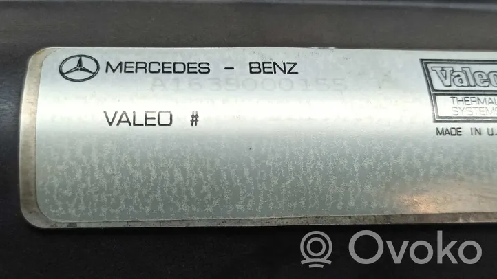 Mercedes-Benz ML W163 Ventilatore di raffreddamento elettrico del radiatore 1635000155