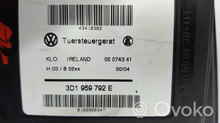 Volkswagen Touareg I Priekinio el. Lango pakėlimo mechanizmo komplektas 7L0837162C