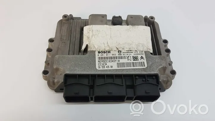 Citroen C4 I Unité de commande, module ECU de moteur 0281011863