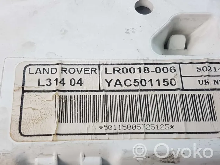 Land Rover Freelander Tachimetro (quadro strumenti) YWY500070