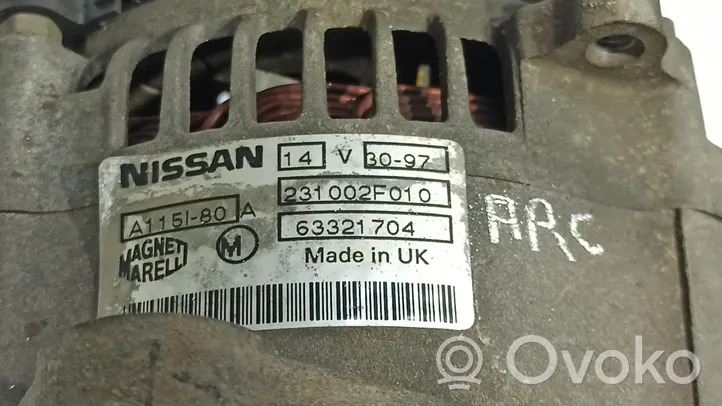 Nissan Primera Generaattori/laturi 63321704