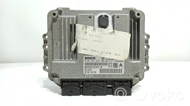 Peugeot 307 Unité de commande, module ECU de moteur 9653958980