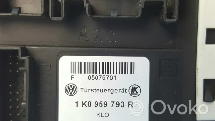 Volkswagen Golf VI Etuoven sähkökäyttöinen ikkunan nostin 5K0959701EZ09