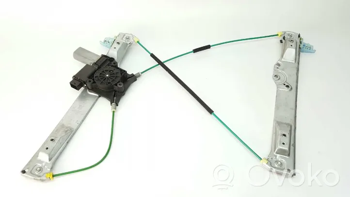 Opel Corsa D Front door window regulator with motor 13314157