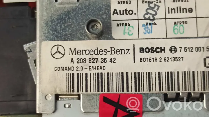 Mercedes-Benz CLK A209 C209 Monitor / wyświetlacz / ekran A2038275242