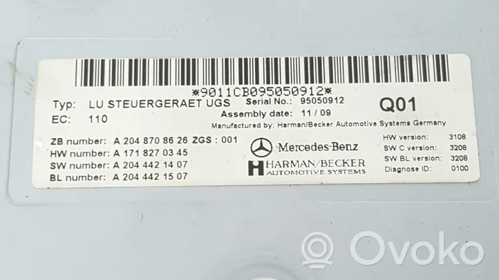 Mercedes-Benz CLK C207 A207 Inne komputery / moduły / sterowniki A1718270345