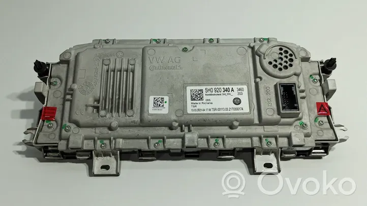 Volkswagen Golf VIII Compteur de vitesse tableau de bord A3C0505131000