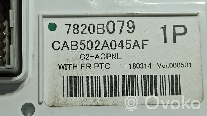 Mitsubishi ASX Ilmastoinnin ohjainlaite CAB502A045AF