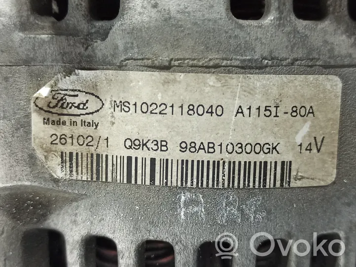 Ford Focus Generaattori/laturi MS1022118040