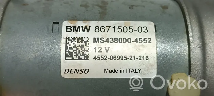 BMW X6 G06 Motorino d’avviamento 12418671505