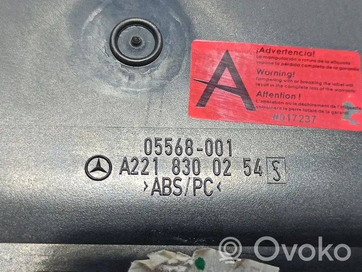 Mercedes-Benz S W221 Kojelaudan keskiosan tuuletussuuttimen ritilä A22183002549116