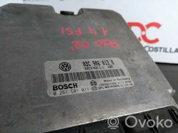 Volkswagen Polo Engine control unit/module 0261S01011