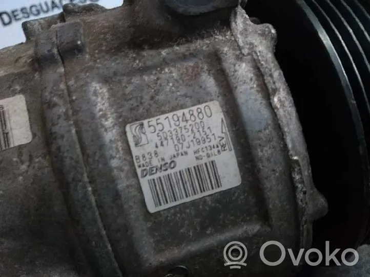 Fiat Grande Punto Compressore aria condizionata (A/C) (pompa) 55194880