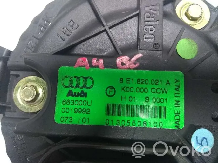 Audi A4 S4 B7 8E 8H Commande de chauffage et clim 8E1820021A