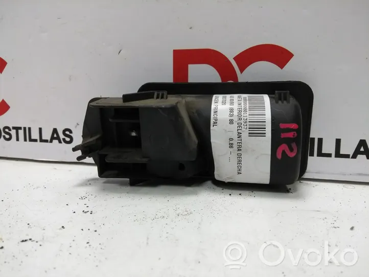 Audi 80 90 B3 Poignée inférieure de porte avant 893837020