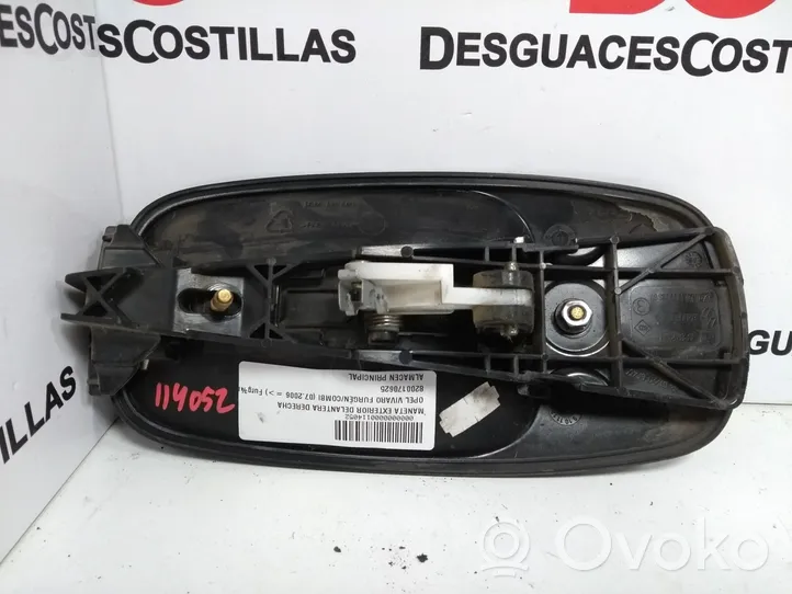 Opel Vivaro Front door exterior handle 8200170625