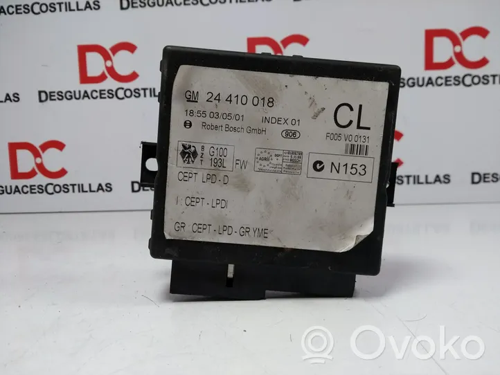 Opel Astra G Centralina/modulo chiusura centralizzata portiere 24410018