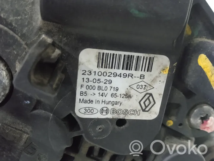 Dacia Duster Generatore/alternatore 231002949R