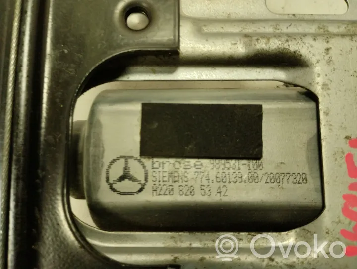 Mercedes-Benz C W203 El. lango pakėlimo mechanizmas be varikliuko A2208205342