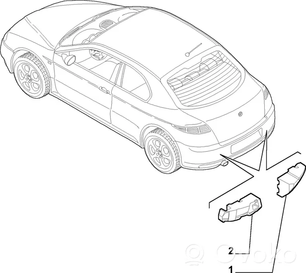 Alfa Romeo GT Takapuskurin poikittaistuki 60695357