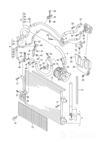 Audi A3 S3 8L Autres pièces de clim 1K0820743AM