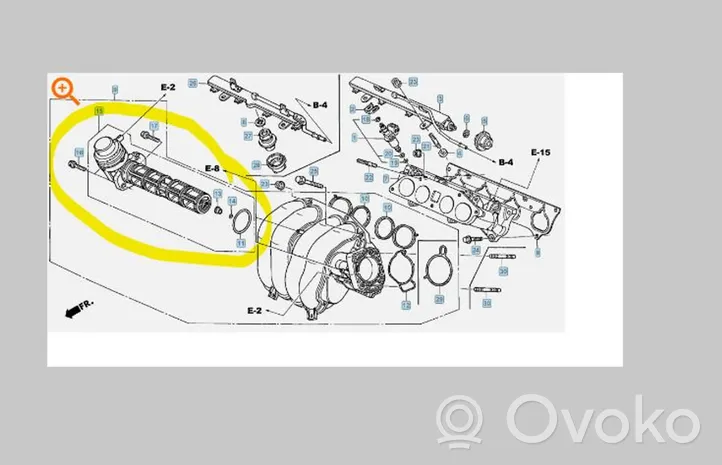 Honda CR-V Kolektor ssący 17120PNAJ01