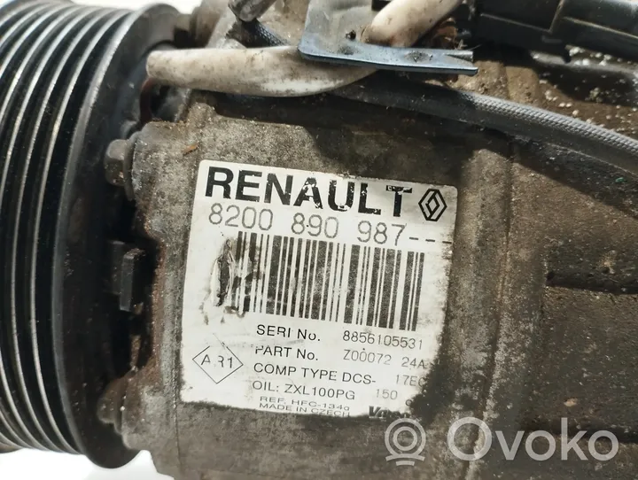 Renault Laguna III Kompresor / Sprężarka klimatyzacji A/C 8200890987