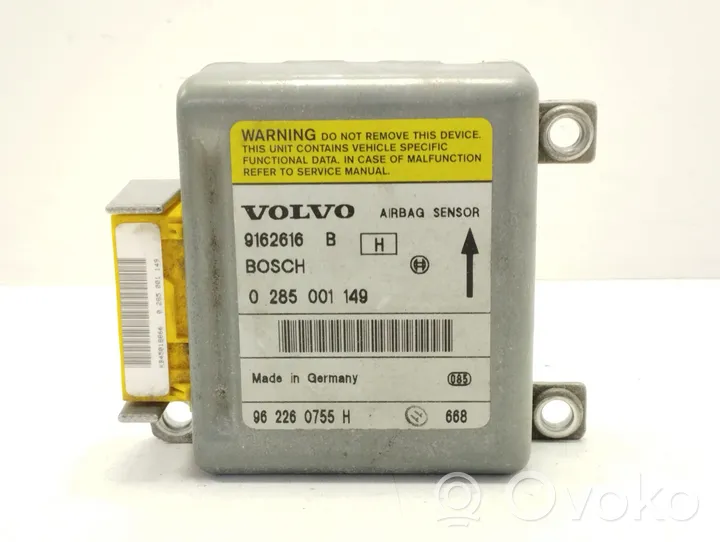 Volvo 940 Turvatyynyn ohjainlaite/moduuli 962260755H