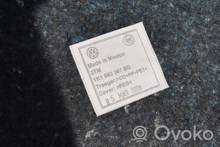 Volkswagen Golf V Priekšējais salona paklājs 1K1863367BG