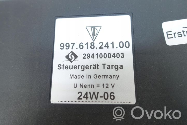 Porsche 911 997 Sonstige Steuergeräte / Module 99761824100