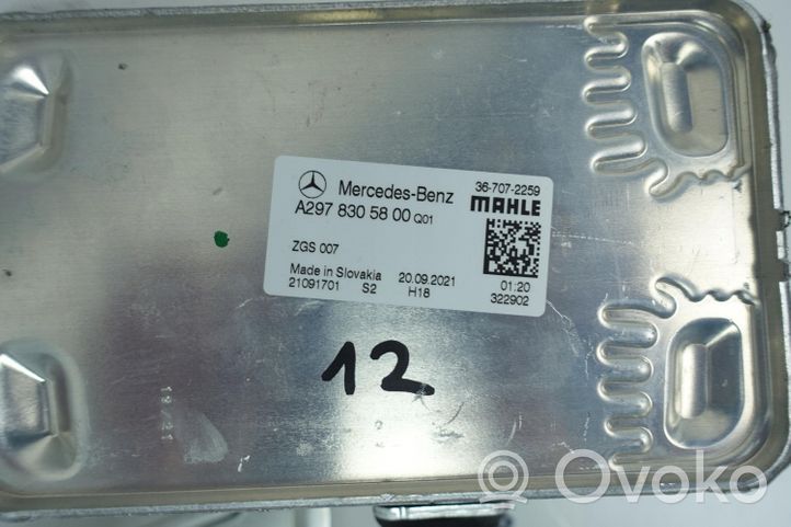 Mercedes-Benz EQS V297 Radiatore dell’olio del motore CHŁODNICZKA OLEJU MERCEDE