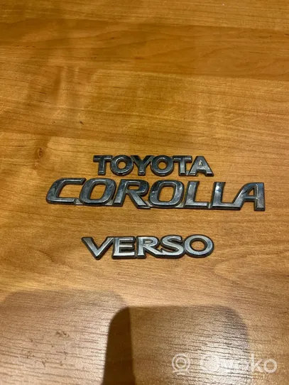 Toyota Corolla Verso AR10 Valmistajan merkki/mallikirjaimet 