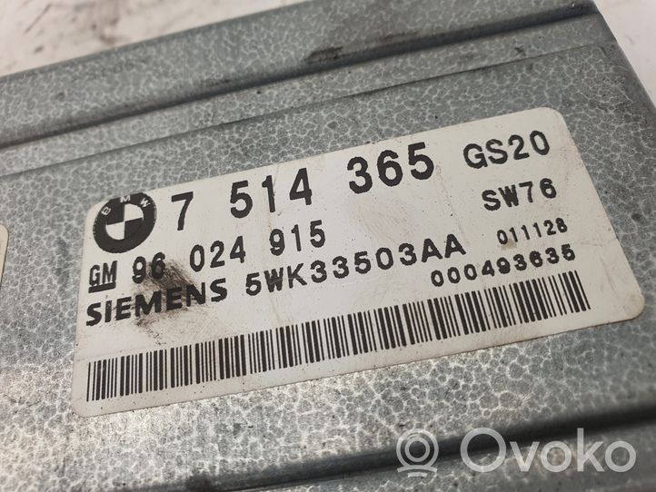 BMW X5 E53 Voimansiirron vaihteiston venttiilin kotelo 7514365