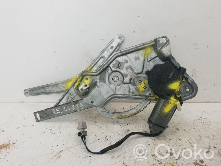 BMW 5 E34 Rear door window regulator with motor 8359373