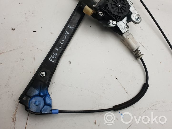 BMW 3 E46 Front door window regulator with motor 8204180