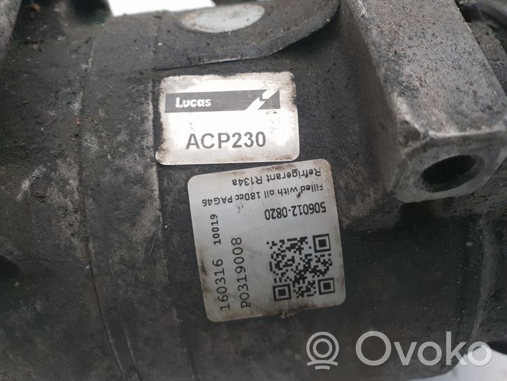 Volvo V70 Ilmastointilaitteen kompressorin pumppu (A/C) P0319008