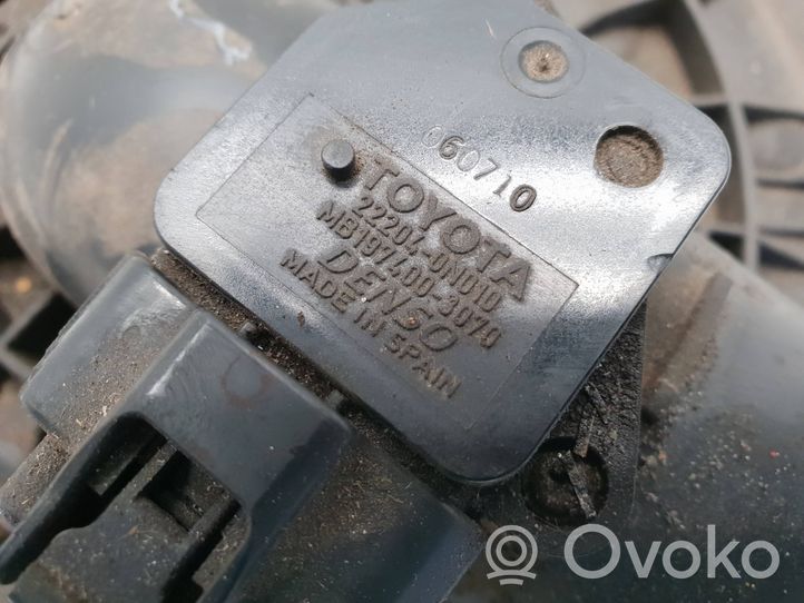 Toyota Hilux (AN10, AN20, AN30) Mass air flow meter 222040N010