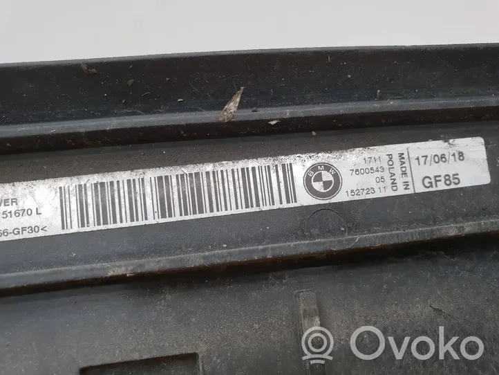 BMW 3 F30 F35 F31 Inne części karoserii 7600543