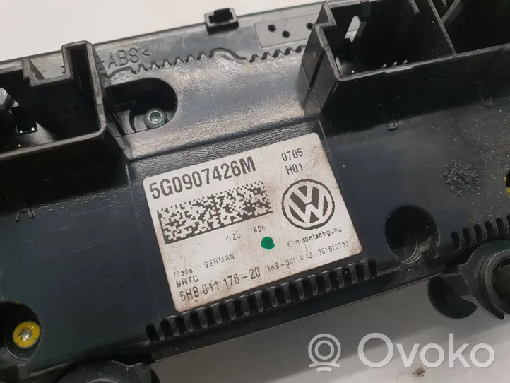 Volkswagen Golf VII Panel klimatyzacji 5G0907426M