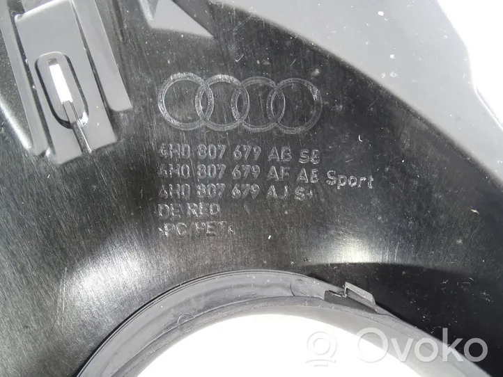 Audi A8 S8 D4 4H Etupuskurin alempi jäähdytinsäleikkö 4H0807679AF